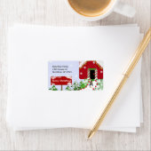 Santa-Workshop Adressaufkleber (Insitu)