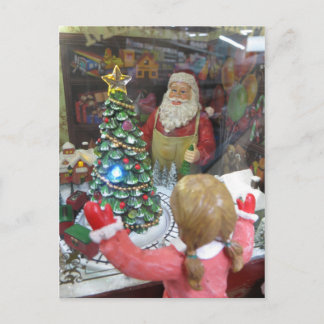 Santa-Workshop Feiertagspostkarte