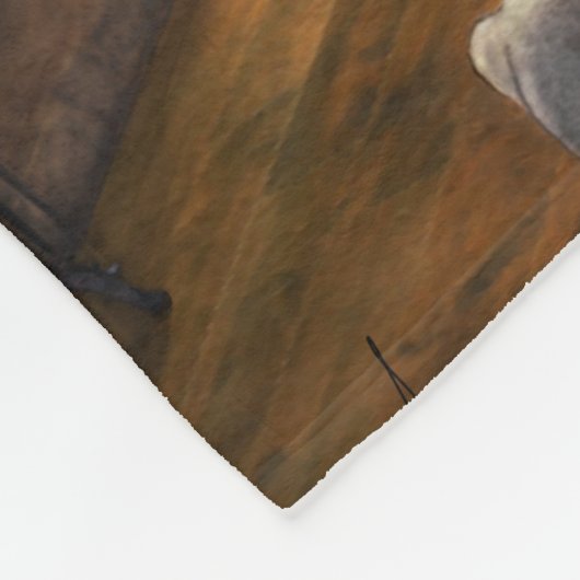 Santa-Workshop Fleecedecke (Ecke)