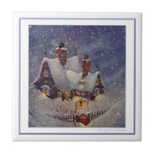 Santa-Workshop Fliese