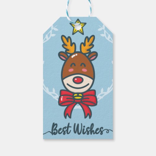 Santa-Workshop Geschenkanhänger (Rückseite)