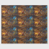 Santa-Workshop Geschenkpapier (Flach)