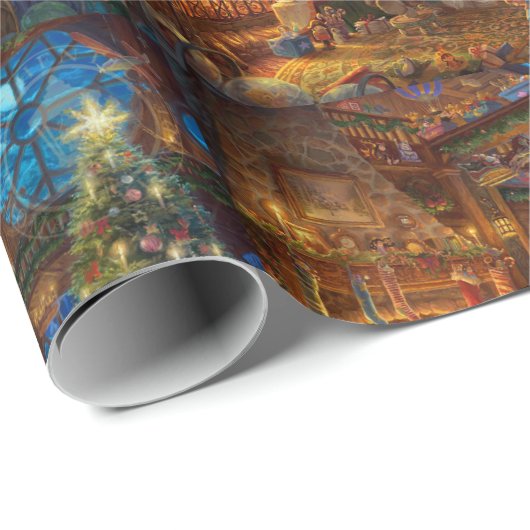 Santa-Workshop Geschenkpapier (Rolleneckpunkt)