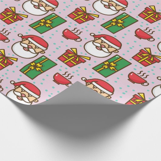 Santa-Workshop Geschenkpapier (Ecke)