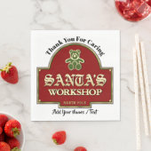 Santa-Workshop Napkins Serviette (Beispiel)