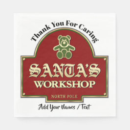 Santa-Workshop Napkins Serviette