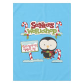 Santa Workshop Pinguin Tischdecke (Vorderseite)