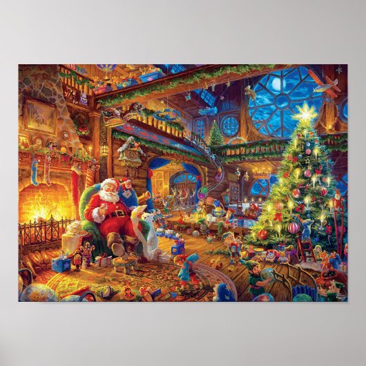 Santa-Workshop Poster (Vorne)
