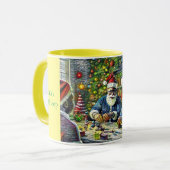Santa-Workshop-Tasse Tasse (Vorderseite Links)