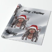 Santa Wrapping Paper Geschenkpapier (Ungerollt)