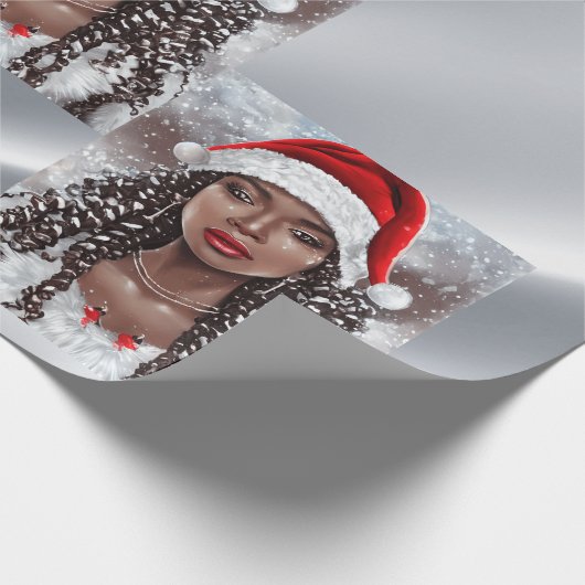 Santa Wrapping Paper Geschenkpapier (Ecke)
