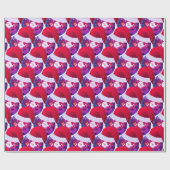 Santa Wrapping Paper Geschenkpapier (Flach)
