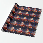 Santa Wrapping Paper Geschenkpapier (Ungerollt)