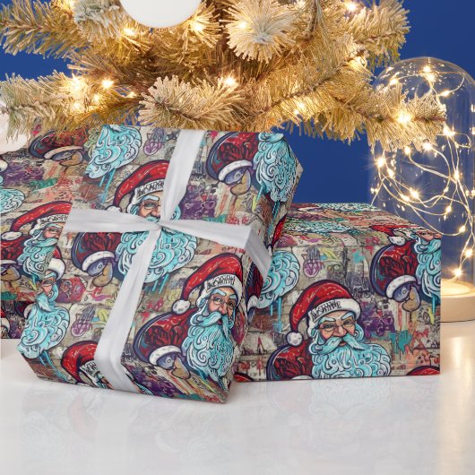 Santa Wrapping Paper Geschenkpapier (Feiertage)