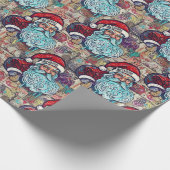 Santa Wrapping Paper Geschenkpapier (Ecke)