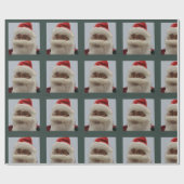 Santa Wrapping Paper Geschenkpapier (Flach)