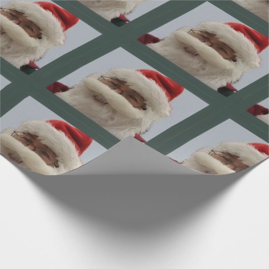 Santa Wrapping Paper Geschenkpapier (Ecke)