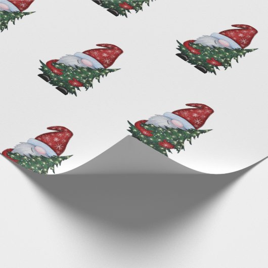 Santa Wrapping Paper Geschenkpapier (Ecke)