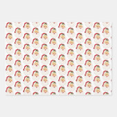 Santa Wrapping Paper Geschenkpapier Set (Vorderseite 3)