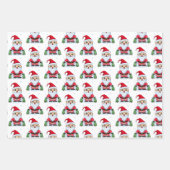 Santa Wrapping Paper Geschenkpapier Set (Vorderseite)