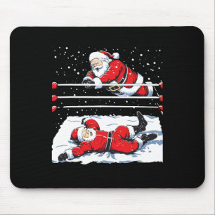Santa Wrestling Lover Wrestler Weihnachten Weihnac Mousepad