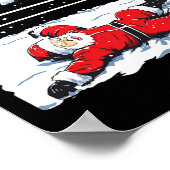 Santa Wrestling Lover Wrestler Weihnachten Weihnac Poster (Ecke)