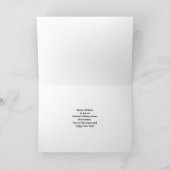 Santa Wrestling und Octopus Merry Christmania Karte (Innenseite)