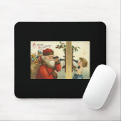 Santa wünschte ich die Maus Pad Mousepad (Mit Mouse)