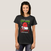 Santa Xmas Pajamas Be Nice To The Body Guard Chris T-Shirt (Vorne ganz)