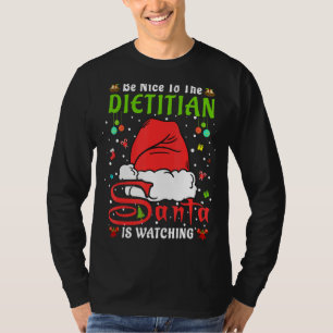 Santa Xmas Pajamas sind nett zu den Diäten Christu T-Shirt