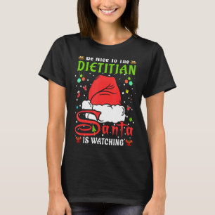 Santa Xmas Pajamas sind nett zu den Diäten Christu T-Shirt
