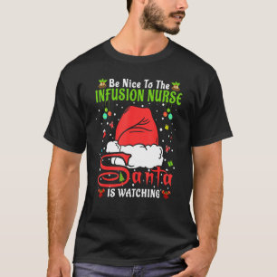 Santa Xmas Pajamas sind schön zur Infusionstherapi T-Shirt