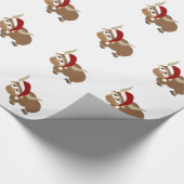 Santa Yak Geschenkpapier (Ecke)