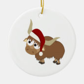 Santa Yak Keramikornament (Vorne)