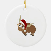 Santa Yak Keramikornament (Hinten)
