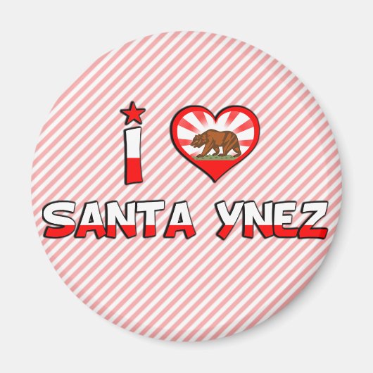Santa Ynez, CA Magnet (Vorne)