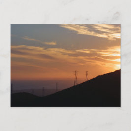Santa Ynez Mountain Sunset Postkarte