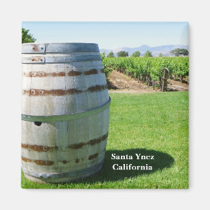 Santa- Ynezwein-Land-Magnet! Magnet
