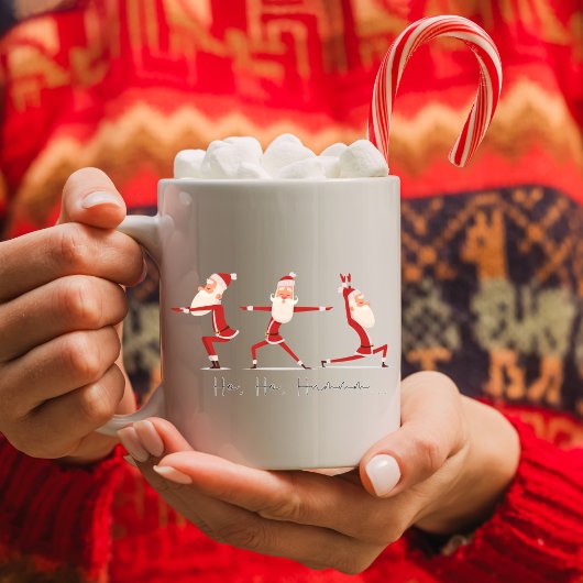 Santa Yoga T-Shirt | Weihnachts-T - Shirt