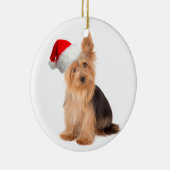 Santa Yorkie Ornament (Rechts)
