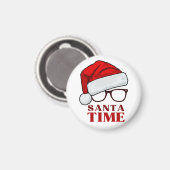 Santa-Zeit Magnet (Vorderseite/Rückseite)