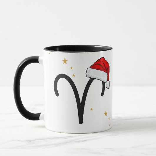 Santa Zodiac Aries Mug Tasse (Links)