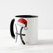 Santa Zodiac Fische Tasse (Vorderseite Links)