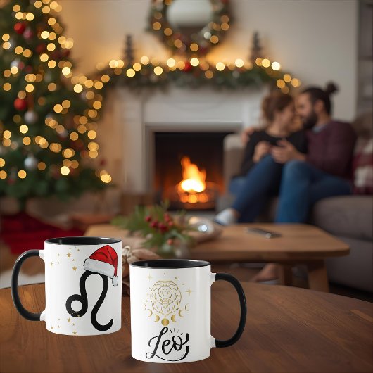 Santa Zodiac Leo Tasse