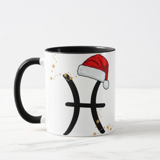 Santa Zodiac Pisces Mug Tasse (Links)