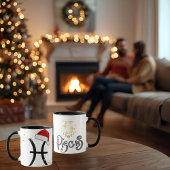 Santa Zodiac Pisces Mug Tasse