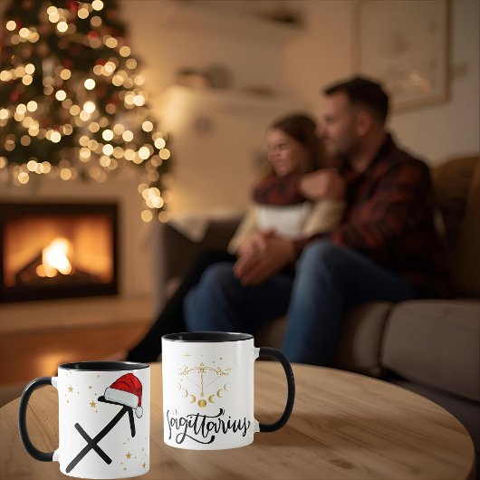 Santa Zodiac Sagittarius Mug Tasse