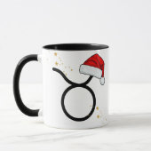 Santa Zodiac Taurus Tasse (Links)