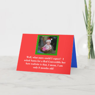 Santababy Feiertagskarte