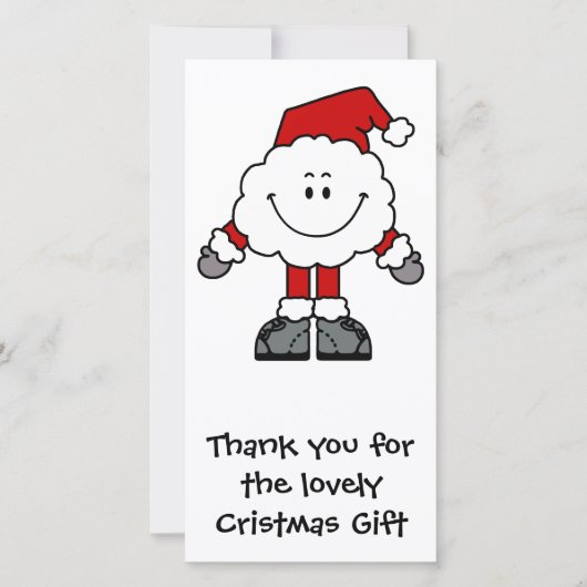 Santacloud Dank Dankeskarte (Vorderseite)